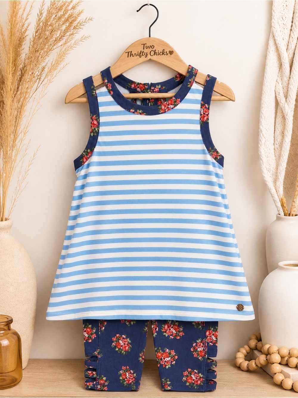 Matilda Jane 435 Tank & Capri Set | Size 8 | GUC